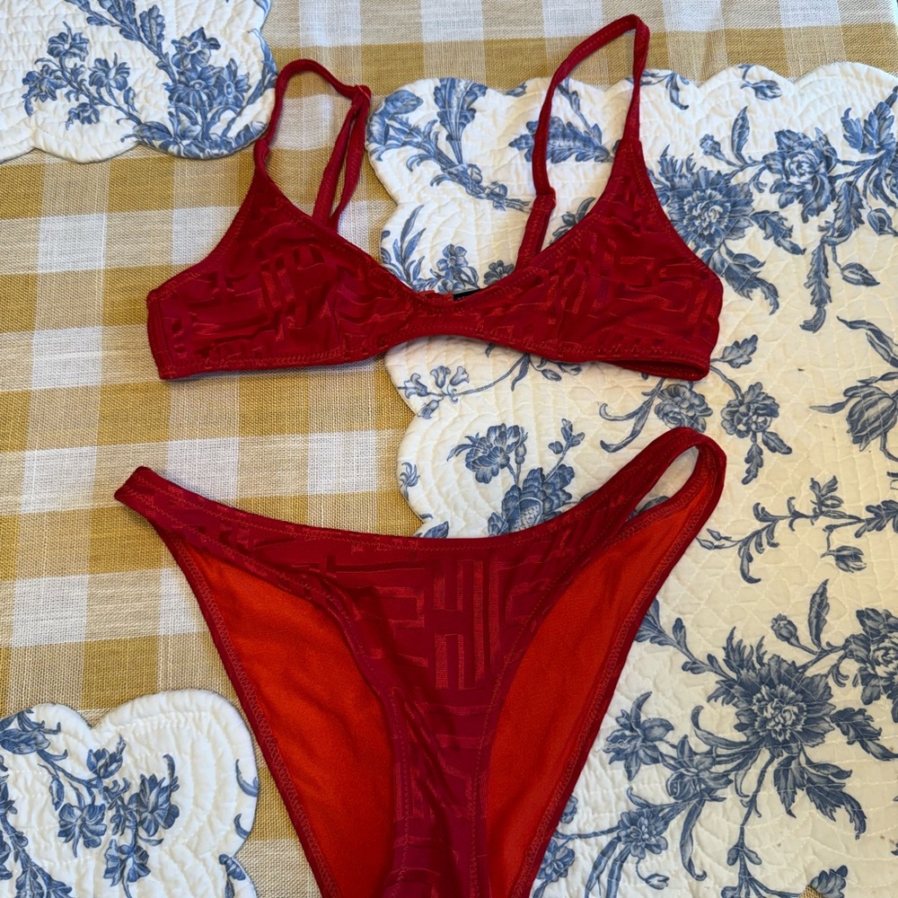 Triangl Swimwear Red Bikini Set